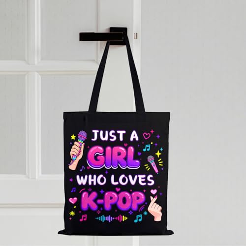 Bolsa tote de lona para fans de K-Pop miniatura 3