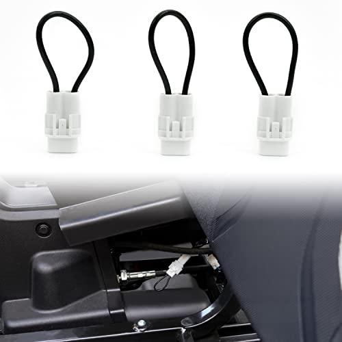 Utv Seat Belt Bypass, Sautvs Harness Override Switch Connector Jumper Plug Clip Over Ride By-Pass For All Kawasaki Mule/ 2017+ Kawasaki Teryx X4, Krx 1000/ All Yamaha Yxz & Viking Accessories (3Pcs) #TOP7