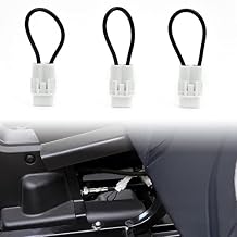 SAUTVS UTV Seat Belt Bypass, Harness Override Switch Connector Jumper Plug Clip Over Ride By-Pass for All Kawasaki Mule/ 2017+ Kawasaki Teryx 4, KRX 1000/ All Yamaha YXZ & Viking Accessories 3PCS