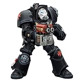 TOYVERSE JOYTOY 1/18 Figurine d'action Warhammer 40,000, BlackTemplars Terminator 2 avec Power Fist and Storm Bolter, articulation mobile, 14,3 cm, 15 ans et plus
