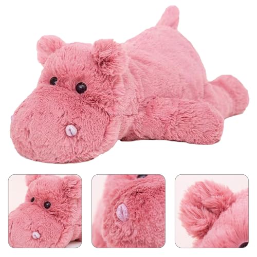champracer Kuscheltier Rosa Nilpferd Stofftier superweiches Plüsch zum Kuscheln und Spielen, Toys Plüsch für Kinder & Erwachsene Weihnachten Geburtstagsgeschenk (35cm)