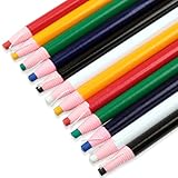 Ceemiaa New Markers Grease Pencils – 12-Pack Multi-Surface Wax Pencils for Glass,...