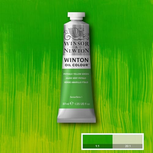 Winsor & Newton Winton Oil Color, 37ml Tube, Phthalo Yellow Green by Winsor & Newton - Used condition - Image 3