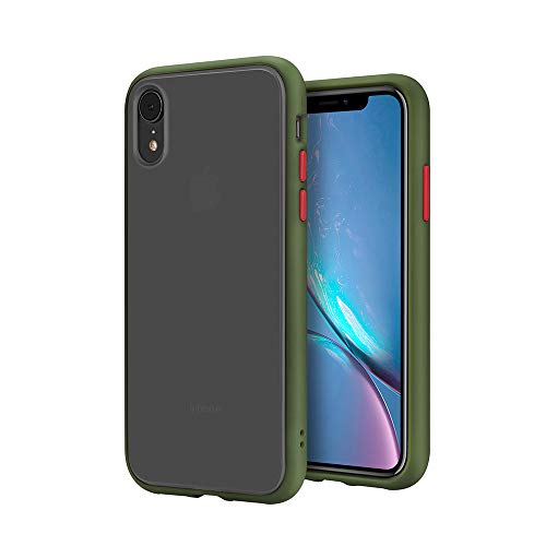 SENMON iPhone XR Case, Poly-Chromatic Independent Button Matte Finish Back.Shockproof Protective Anti Scratch