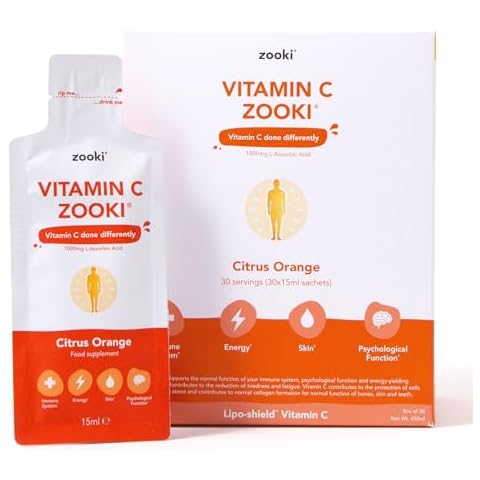 Zooki Liposomal Vitamin C 1000mg Liquid Sachets Cover