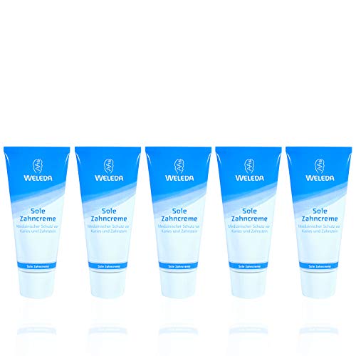 Preisvergleich Produktbild 5x Weleda Sole Zahncreme 75 ml