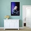 ahnld Musik - Don Airey - Handsignierte 12x20 Cm Fotografie - Deep Purple - COA Canvas Poster Bedroom Decor Landscape Office Room Decor Gift 08x12inch(20x30cm) #3