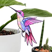 Hummingbird Gifts for Women, Hanging Plant Planter for Indoor Outdoor Garden, Mothers Day Christmas Birthday Gifts for Mom Grandma from Daughter Son, Bird Lover Plant Pots Accessories