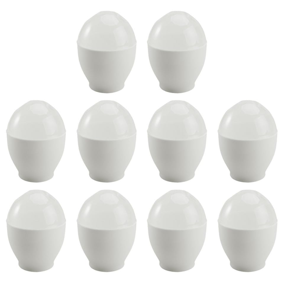 Hueveras para cocinar al vapor y mantener la humedad en microondas, juego de 10 piezas