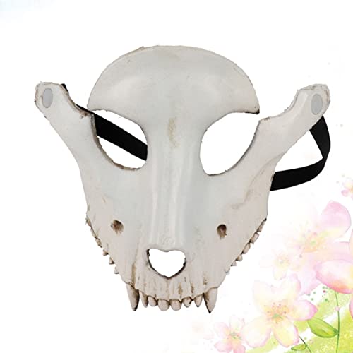 NOLITOY 2 Peças Cosplay De Gato Cabeça De Cabra De Caveira De Halloween Esqueleto Capacete De Espuma