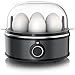 Arendo - Eierkocher für 1 bis 7 Eier - 3 Härtegrade wählbar - aus Edelstahl - Warmhaltefunktion - BPA-Frei & Spülmaschinenfest - Einsatz für pochierte Eier, Omelette-Einsatz