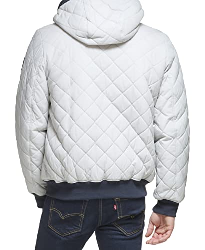 Image of LEVI'S Men's Levi's Men's Diamond Quilted Sherpa Lined Bomber Jacket