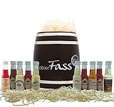  Likör Probier- und Geschenkset 10 x 0,02l verschiedene Liköre in einem originellen Fass