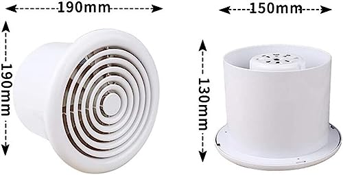 Ventilateur d'extraction silencieux de 6 pouces pour évacuation de plafond