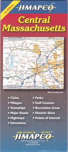 Central Massachusetts Folding Map