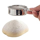 Food-grade Material: The entire body of the multi-purpose flour sieve is made of 304 stainless steel, which can be used in food contact and is less prone to rusting.