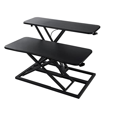 Adjustable Dual-Monitor Sit-Stand Desk Converter — 60cm