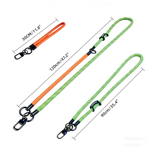 MTJNYZA 3-in-1 Anti-Lost Phone Lanyard, Crossbody & Wrist Strap | Unblocked charging, detachable anti-lost lanyard for daily outing, travel, photography, suitable for phones, keys & cameras - image 2