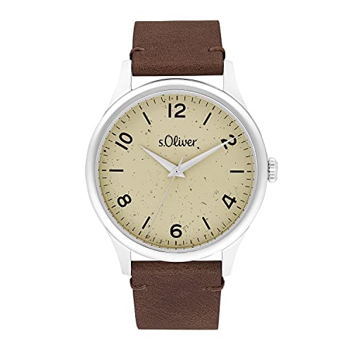 Montre quartz homme s.Oliver étanche 5 bars avec boîtier robuste