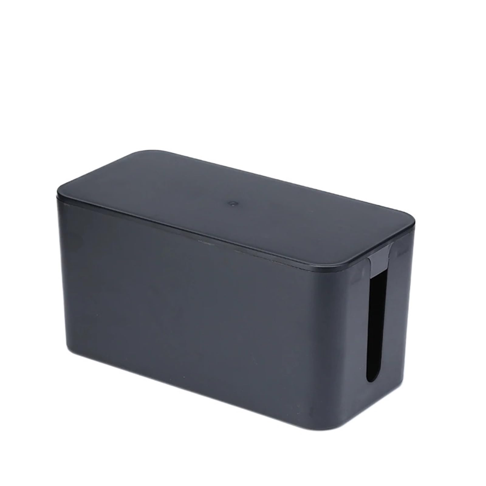 Organizzatore di Cavi Scatola di Protezione for Presa di Cavo di Alimentazione in plastica da Tavolo 1PC Scatola for organizzatore di Cavi Dati Multifunzione per Riporre I Cavi(Black)