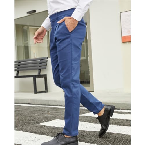 Mens Fashion Slim Fit Dress Pants Classic Casual Business Dress Pants Formal Pants for Men3