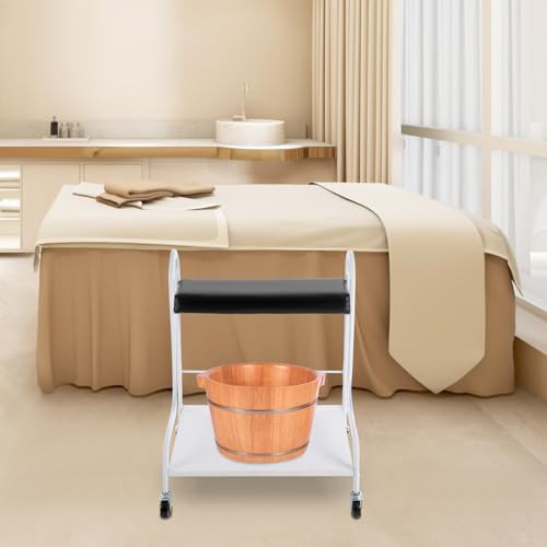 Carro para Spa de Pies con Ruedas y Taburete miniatura 2