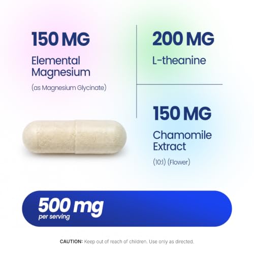 Sanovia Magnesium Glycinate & L-Theanine Sleep Supplement