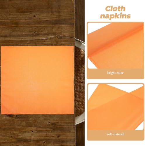 Servilletas de algodón ULTECHNOVO cuadradas y lavables para mesa juego de 6 piezas 6