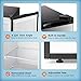 Kismile Small Freezer Upright, 3.0 Cu.ft Mini Freezer with Adjustable Thermostat, Removable Shelves, Reversible Single Door, Stand Up Freezer for Bedroom/Home/Dorms/Apartment (Stainless Steel)