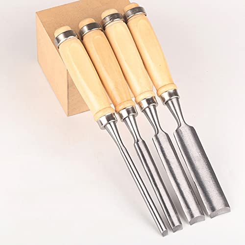 Carpenter Carpenter Carpenter Firmer Gouge Dłuto do drewna, narzędzia stolarskie, zestaw 4 szt