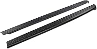 G-PLUS Black Bed Rail Caps for 2007-2013 Chevy Silverado 1500 & 2007-2014 2500/3500 HD - Fits 6'6" Bed Only, 2PCS Durable Edge Protectors