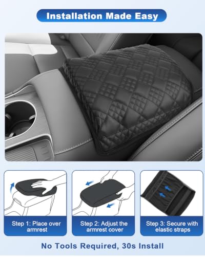 Image of CDEFG for 2026 2027 Hyundai Palisade Center Console Cover Armrest Protector