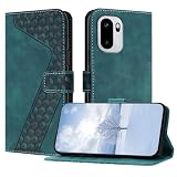 OKZone Cover per OnePlus Ace 6 5G/Ace 6T 5G/15R 5G,Custodia a Libro in Pelle Protettiva Folio Portafoglio con Chiusura Magnetica e Slot per Carte Wallet Case Flip Cover(Verde)