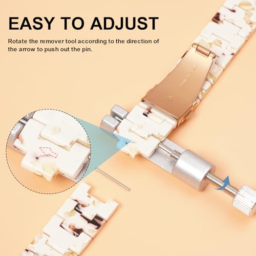 Image of iiteeology Compatible with Apple Watch Band 42mm 41mm 40mm 46mm 45mm 44mm, Light Resin with Stainless Steel Replacement Wristband for iWatch Ultra 3 /Ultra 2 49mm Series 11-1 SE 3