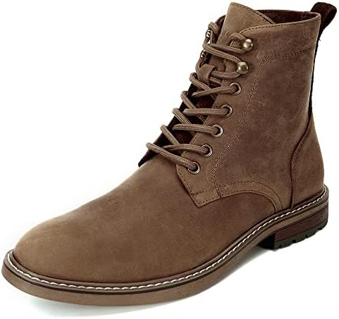 Arkbird Men Lace Up Boot Men's Brown Leather Boots Work Boots For Men Brown Boot Ankle Boots For Men