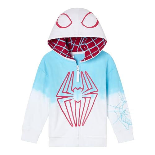 Image of Marvel Spider-Man Matching Family Cosplay Fleece Zip-Up Hoodie