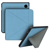 Case for Kobo Libra Color, with Auto-Wake/Sleep, PU Leather Magnetic Smart Protective Cover for 7 Inch E-Reader, Skin Shell Holder for Audio-Book Ereader Devices with Stand (Light Blue)