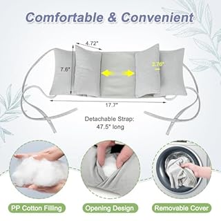 Mybow Beauty Pillows for Sleeping Anti Aging Wrinkle Face Surgery Sleep Upright Pillow Back Training Neck Stabilizer Face Wrinkle Prevention Head Straight Immobilizer Positioning Wedge Support Pillows