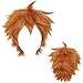 Kadiya Short Orange Anime Cosplay Wig Fashion Synthetic Hair for Boy