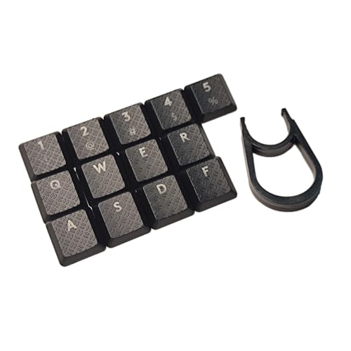 Lot de 13 touches tactiles élégantes en ABS texturé pour G813/G815/G915/G913 TKL Slip pour joueurs professionnels 13 touches G915 G913