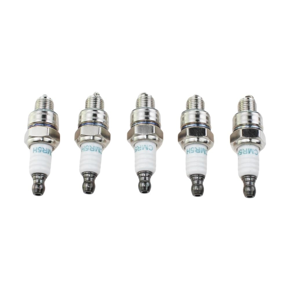 Bougie d'allumage 5 pièces CMR4A 590710201 Compatible avec débroussailleuse et souffleur de Haies HQT-4