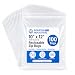 100 Count - 10 X 12, 2 Mil Clear Plastic Reclosable Zip Poly Bags with Resealable Lock Seal Zipper by Spartan Industrial (More Sizes Available)