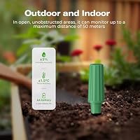 THIRDREALITY Smart Soil Moisture Sensor Gen2 3Pack, Zigbee hub Needed, Enhanced Signal Stability, Capacitive Moisture Monitoring, Garden Planting, Compatible with Hubitat, SmartThings, Home Assistant – Ansicht 7