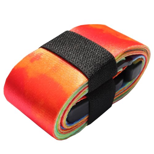 Image of Luggage Straps for Suitcases TSA Approved-2 Pack Bright Personalized Luggage Belt Strap for Suitcase /Carry On Bag Luggage Accessories for Travel (Tie-Dye)