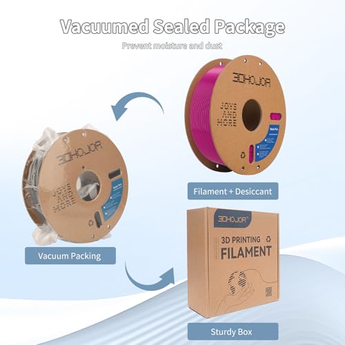 Image of 3D Printing Filament High-Speed PLA Filament 1.75mm 300mm /s 1kg Cardboard Spool Dimensional Accuracy + /- 0.03 mm Fit Most 3D FDM Printer-Purple