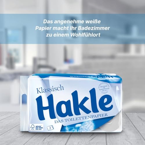 Hakle Klassisch, 80 Rollen Toilettenpapier, 3-lagig – Ansicht 4