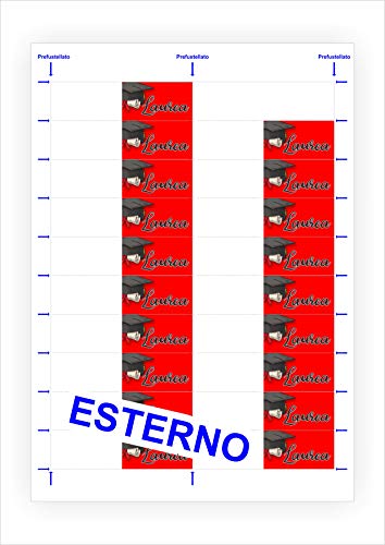BIGLIETTINI BOMBONIERA Laurea Dottore Dottoressa