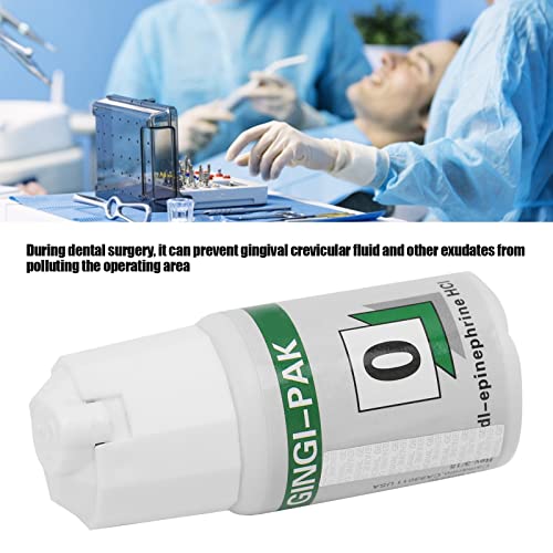 Gingival Retraction Cord, Professional Cotton Gingival Retraction Cord Cotton Thread Materials Accessory (00#)Thread Gingival Retraction Cord (00#) #TOP6
