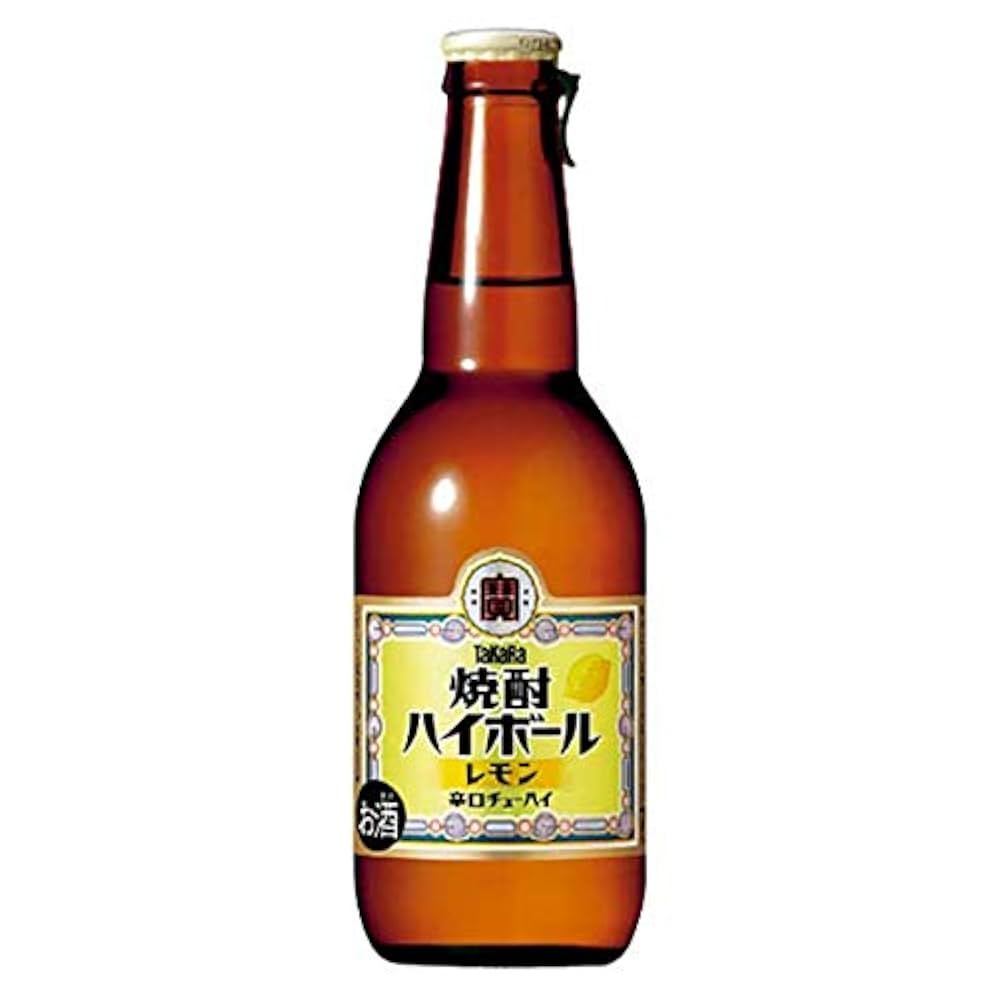 Amazon.co.jp: 宝 焼酎ハイボール 瓶 ＜レモン＞ 280ML × 12本