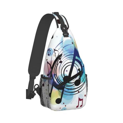 Bolso Cruzado para Hombre Mochila Bandolera Negra miniatura 2